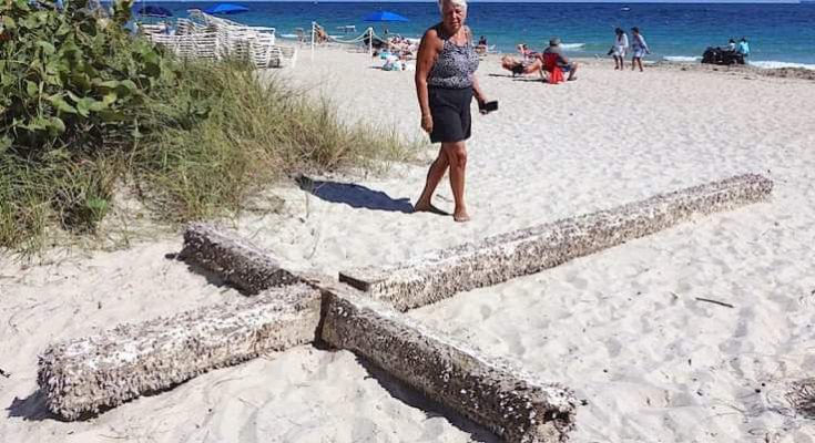 Giant Cross Washes Up On Florida Beach In What Many Are Calling A ‘Holy Sign’