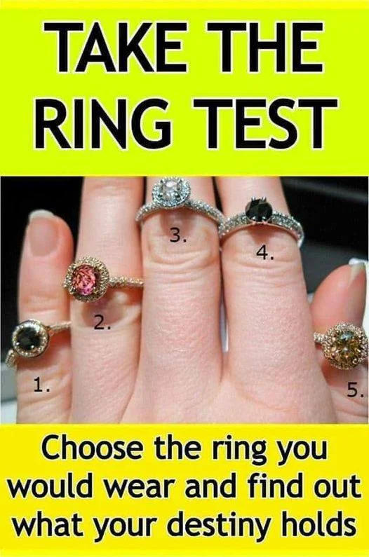 Choose the ring you would wear and find out what your destiny holds