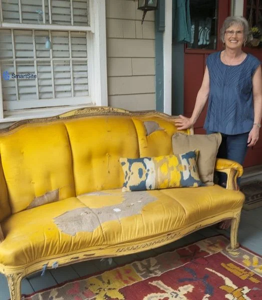 My Stepmother ‘Gifted’ Me an Old, Smelly Couch — When She Saw What I Did With It, She Demanded $2,500 From Me