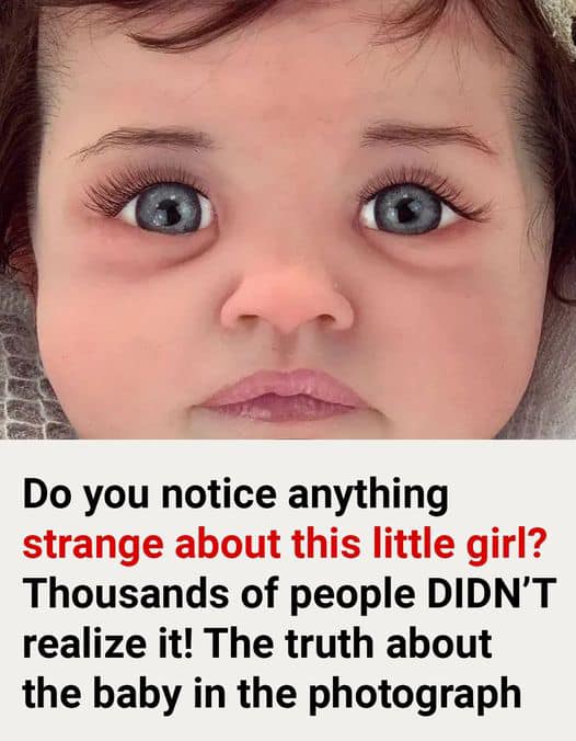 Thousands of people DIDN’T realize it! The truth about the baby in the photograph