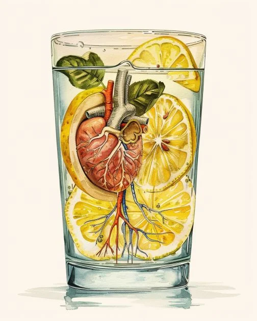 Amazing Benefits of Lemon Water for Heart and Liver.